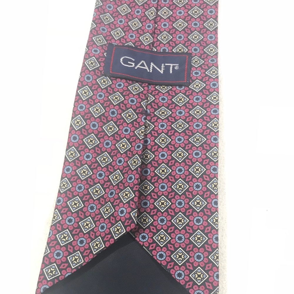 Pink Geometric Necktie by Gant